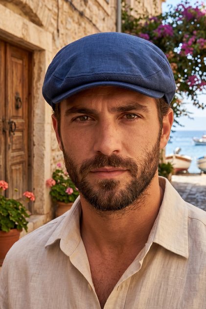 Summer Linen British London Duck Men's Cap Hat Cp238