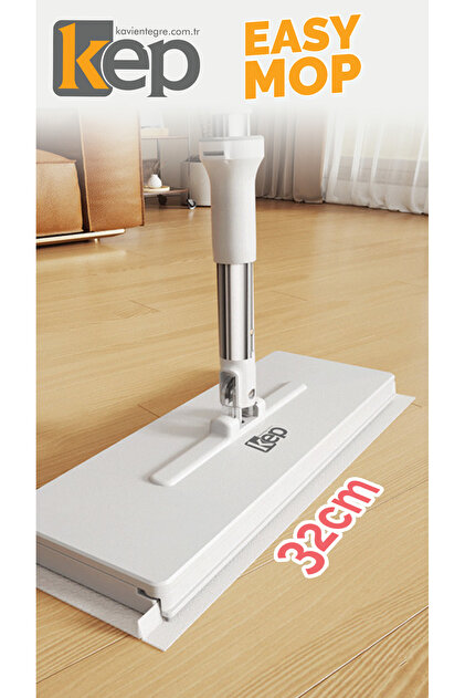 KEP Easy Mop 32 Cm Xl 40cm Yersil Hediye!!- Otomatik Bez Yakalayan