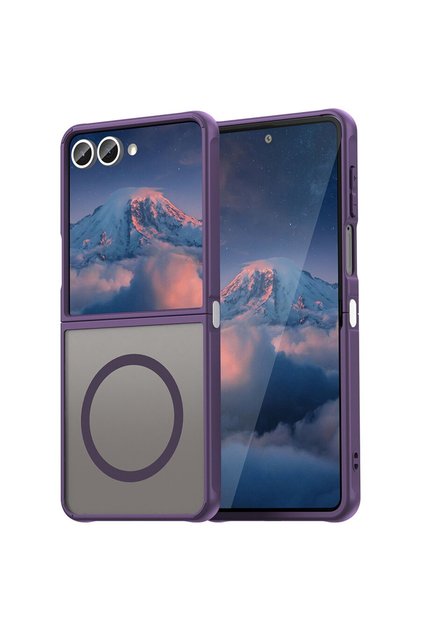 Husă pentru Samsung Galaxy Z Flip7 - HaloFrost II MagSafe - Mov