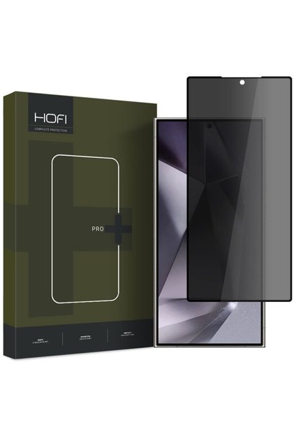 Folie de protectie Ecran Privacy PRO+ pentru Samsung Galaxy S24 Ultra S928, Sticla Securizata, Full Glue