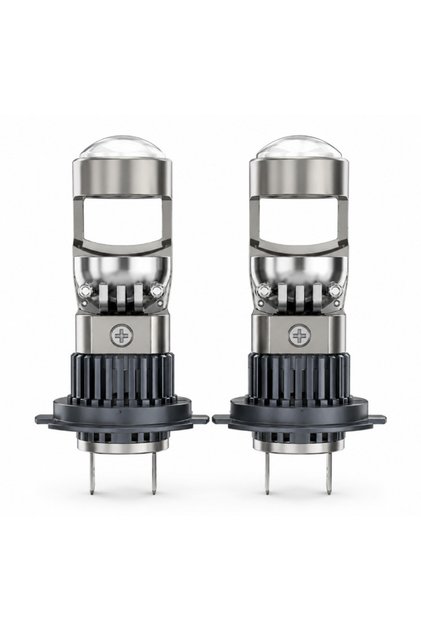 Set de 2 becuri auto LED H7 K88 cu lupă 280W/set 12V 28000lm