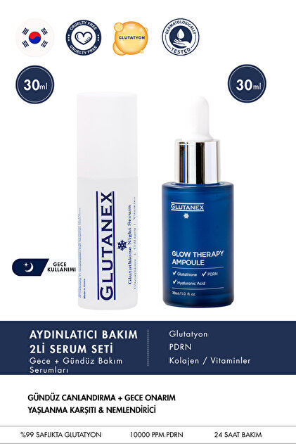 glutanex glutathione night serum Glow Therapy Milky Glutanex Glutathione Night Serum Anti-Aging