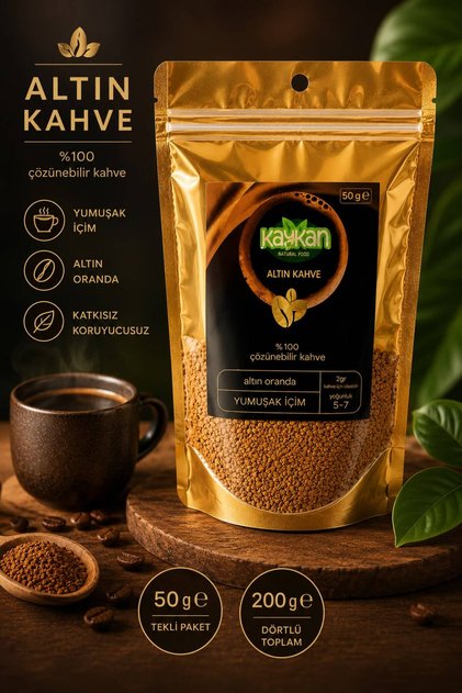 Kaykan %100 Çözünebilir Altın Kahve