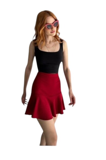 Women's Shorts Skirt - Crepe Fabric Flexible Stylish