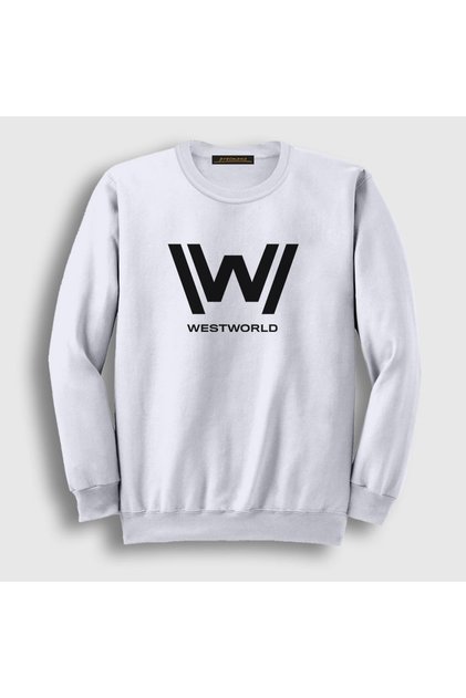 Unisex White Logo V2 Westworld Sweatshirt223988tt