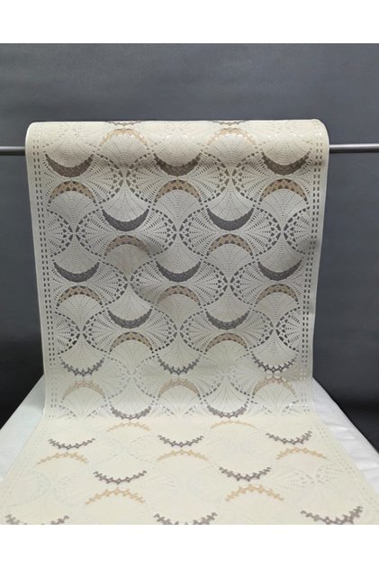 50 cm Pvc Wardrobe Shelf Cover Lace Look Non-Slip Closet Interior Cover