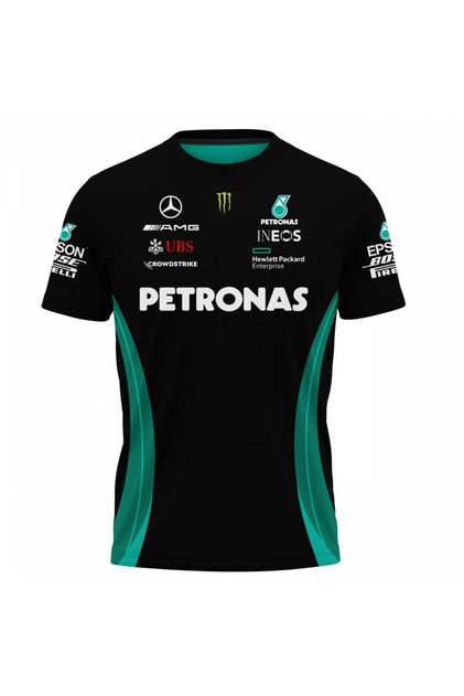 Tricou barbati Mercedes F1 , maneca scurta multicolor D003