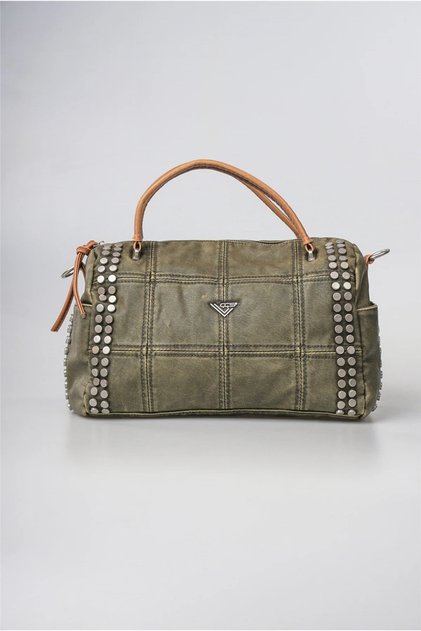 Women's Crossbody Handbag Daily Stylish Use Lightweight Modern Design Green-Camel 18068
