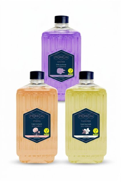 Powdered Cashmere Jasmine Natural Olive Oil Liquid Soap 3X1500 ml