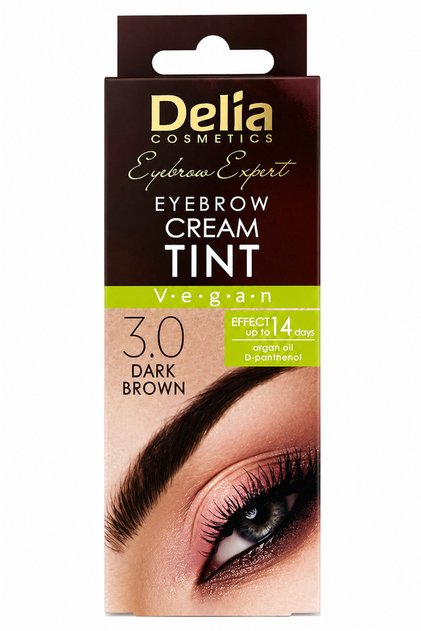 Vopsea pentru gene și sprâncene maro închis 15 ml