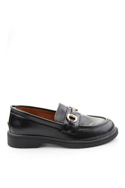 Siyah Kadın Loafer Ayakkabı K01140006342