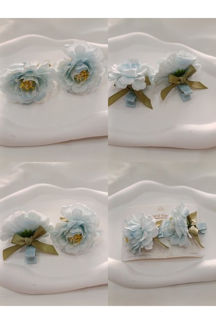 Baby Kids Rose Model Non-Scratch Tweezers Double