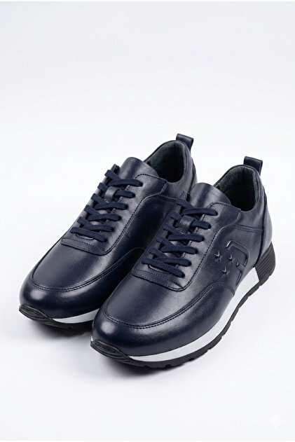 Genuine Leather Orthopedic Sole Men's Shoes Breakthrough Model with Luxurious Design