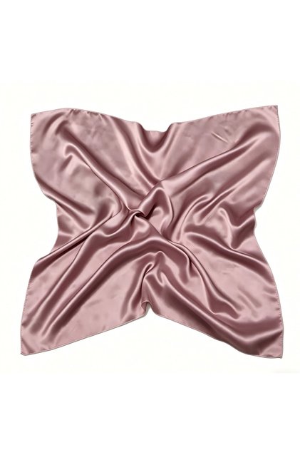 100% Pure Silk Satin Scarf – Shiny & Matte Surface 90X90