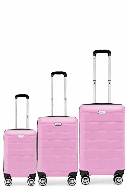 trawell ABS Pembe Renk Valiz Çeşitleri - Fiyatı, Yorumları