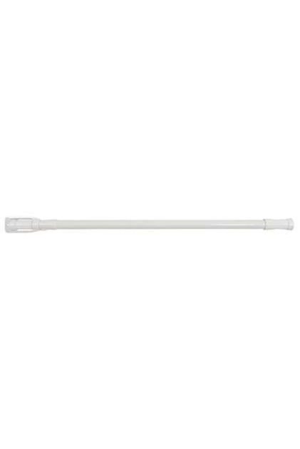 Bara Perdea Dus Metalica - 70-120cm / Alb