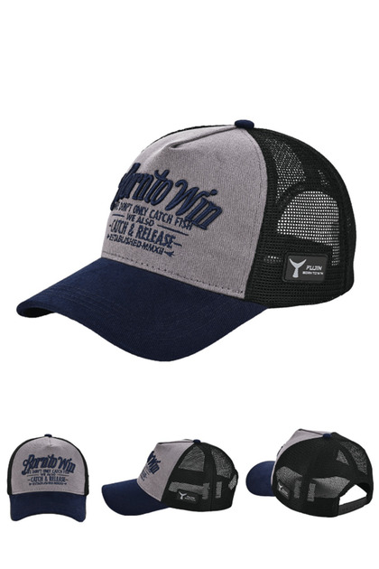 BTW Trucker Şapka Black Grey Navy