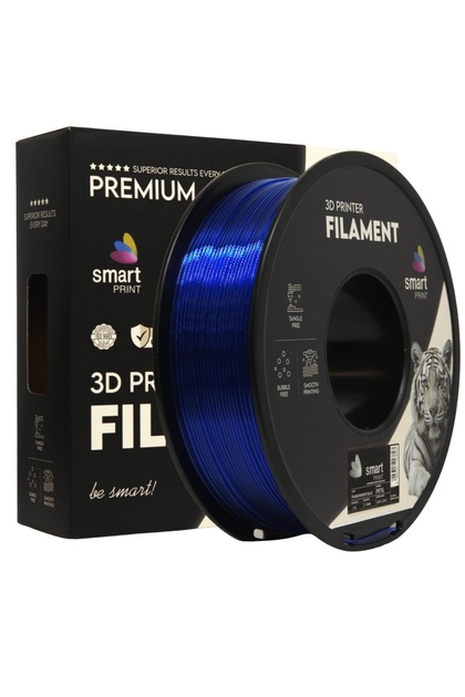 Filament PETG Transparent Blue 1.75 mm 1 kg