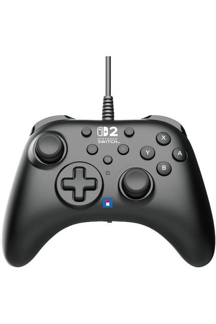 HORIPAD Turbo Ενσύρματο Χειριστήριο για Switch 2 Μαύρο