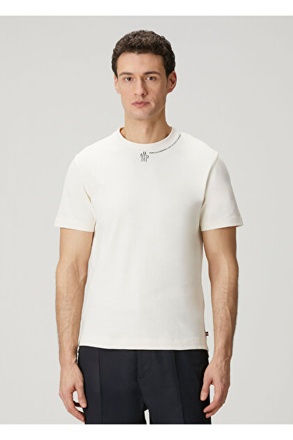 Moncler Beyaz Logo Baskılı T-shirt - Fiyatı, Yorumları