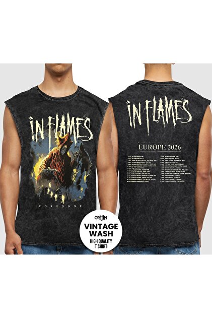 orijintex Pantera Cowboys From Hell Ön Arka Baskılı Yıkamalı