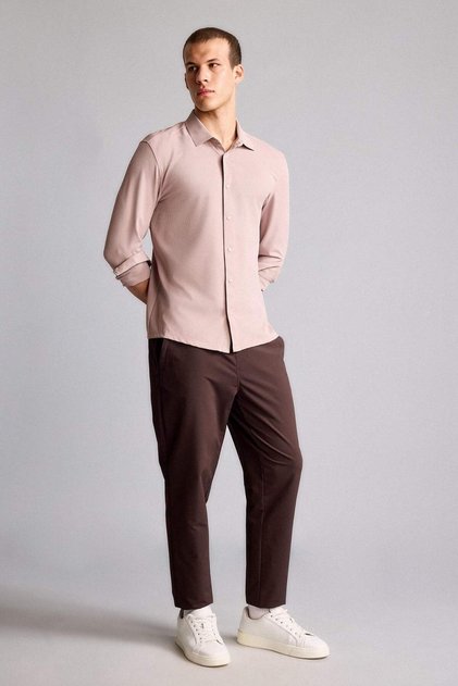 Standard Fit Brown Trousers G2435Ax26Sp