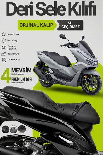 Motorcycle Seat Cover for Honda Pcx Leatherfit Leather Motorcycle Saddle Cover Motor Saddle Cover Waterproof