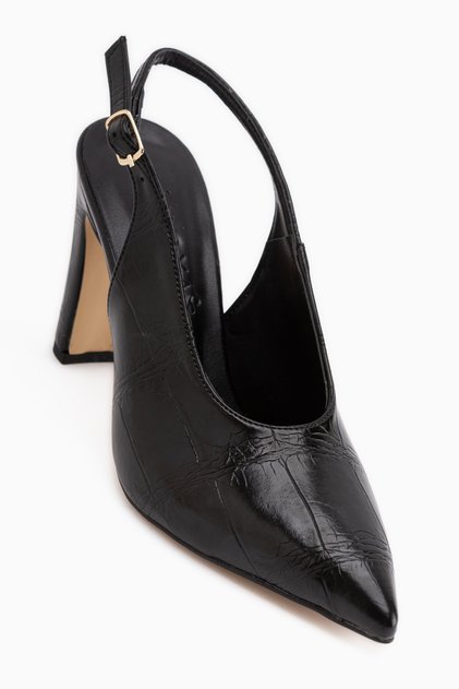 Daniela Black Pointed Toe Women's Heeled Shoes