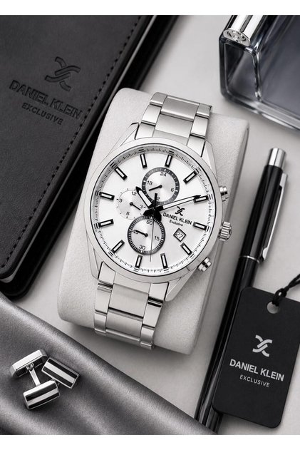 Special for Groom and Suit 2 Years Warranty Steel Cord Men's Wristwatch Vs.Blkt.1054