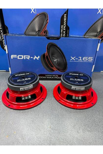For-X X-165 16CM ÖZEL SERİ MİDRANGE CİFTTİ 400WATT 200RMS İKİ ADET