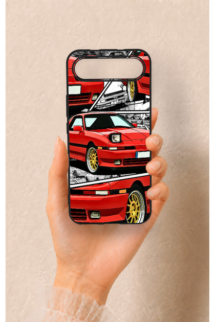 Tecno Spark Slim Compatible Red Supra Patterned Silicone Case