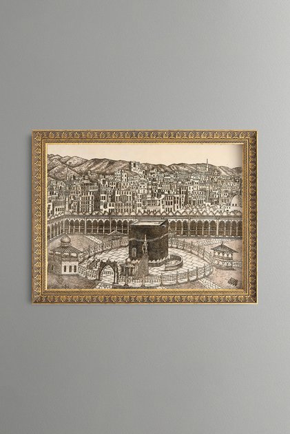 Kabe Drawing - Vintage Patterned Painting - Fine Model