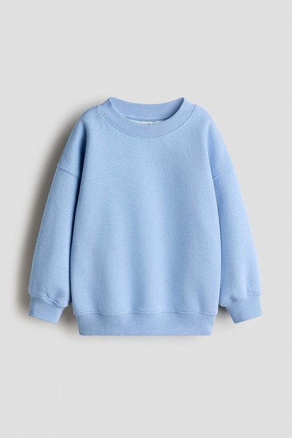 Oversized crew-neck sweatshirt