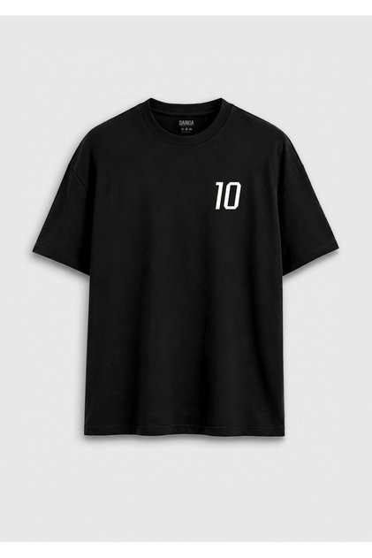 Kylian Mbappe France Special Design Printed Text Relaxed Fit Unisex Black T-Shirt