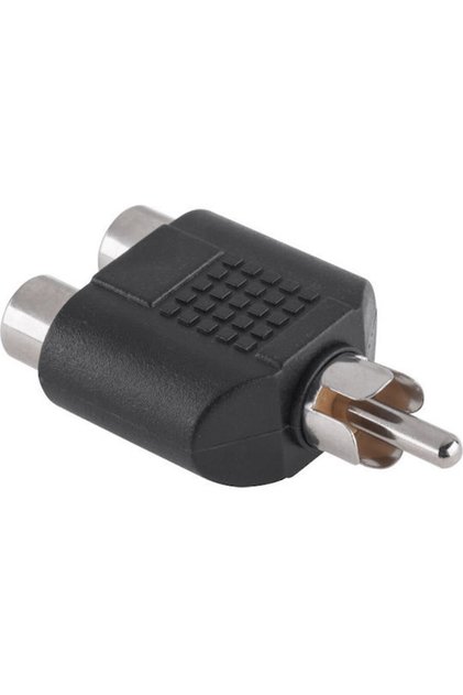 DM-0305 Μετατροπέας RCA Αρσενικό σε RCA 2x Θηλυκό