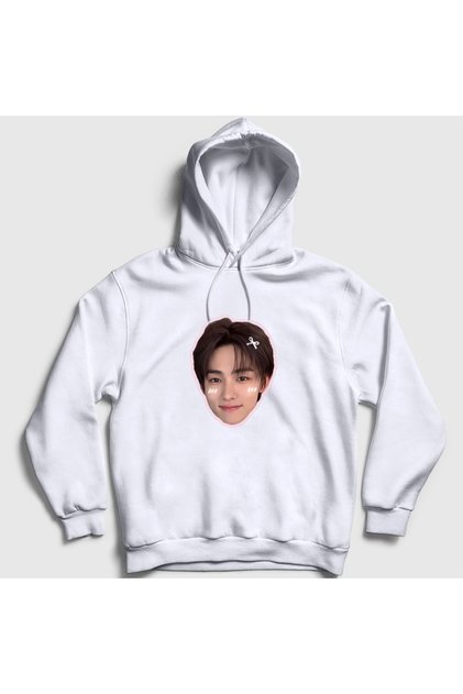 Unisex White Seonghyeon V2 K-Pop Cortis Hooded Sweatshirt 614060Tt