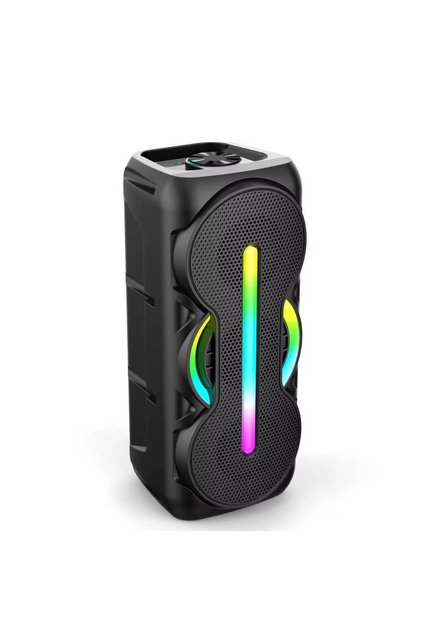 مكبر صوت محمول مع ميكروفون – SO-10 (قوة 10 واط، إضاءة LED، بطارية 1500 مللي أمبير)