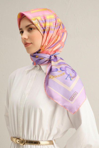 وشاح حرير 2025 ربيع-صيف - 9315D-50 - سورا