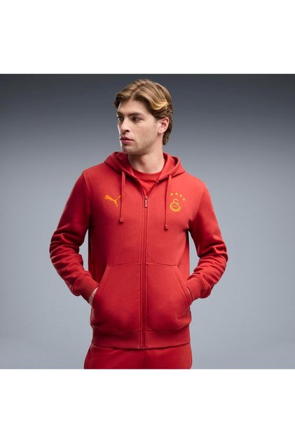 GSK FtblESS FZ HoodJacket FL GALATASARAY FtblESSENTIALS Erkek Kapüşonlu Ceket