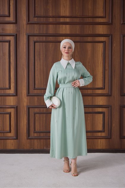 Women's Stone Detailed Dress