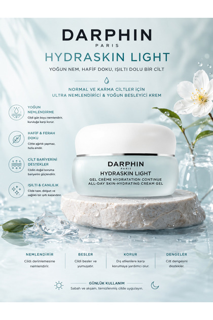 Hydraskin Light Moisturizing Cream That Supports the Skin Barrier 30ml - Lightly Textured and Intensive