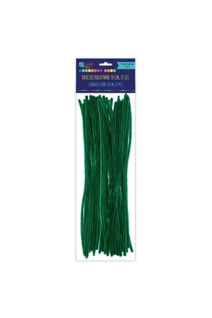 Sarme creative Dalprint dpCraft verde inchis 30 cm 25 bucăți.