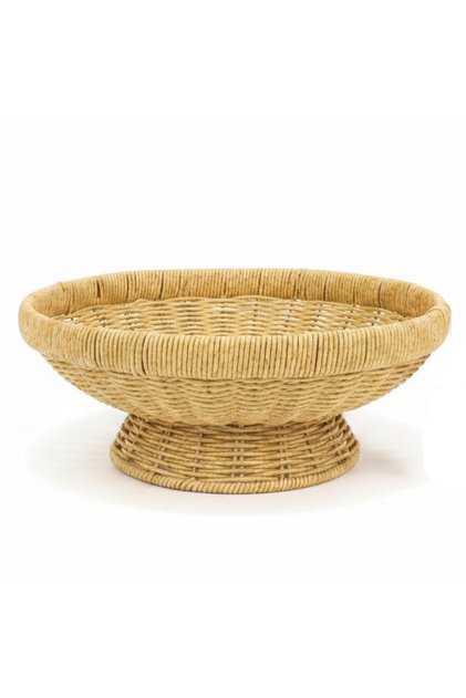 Wire Decorative Fruit Basket | 30×13 cm | Modern Kitchen & Table Display Woven Color