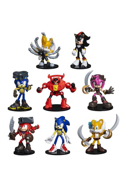 Sonic Prime | 8'li Deluxe Aksiyon Figür Seti Seri 2 7-8 cm | 3 Yaş+ | Hareketli Eklemler | Hayal Gücü ve İnce Motor Becerileri
