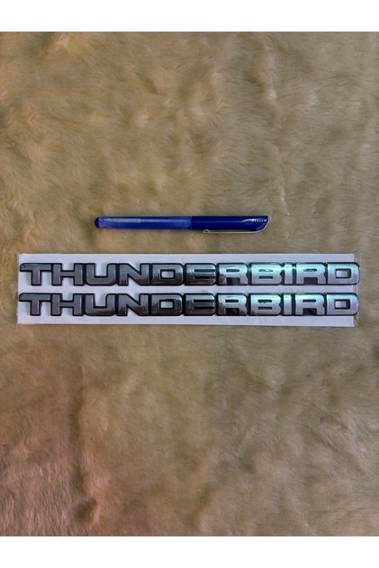 APS - ETİKETÇİLERE THUNDERBIRD YAZISI 2’Lİ