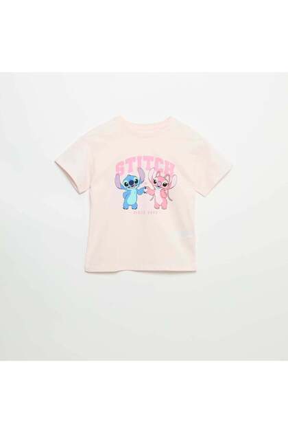 Disney 'Stitch' short-sleeved T-shirt PINK