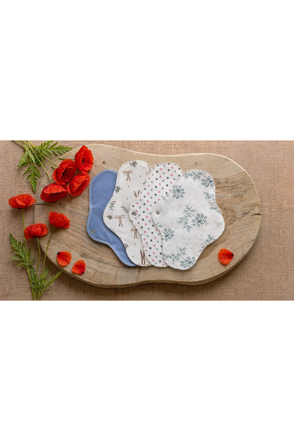 Washable Natural Women's Pad m Normal 100% Cotton (1 Piece)