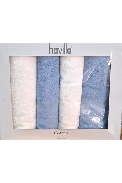 Havilla Hamam Seti 4 Parça %100 Cotton