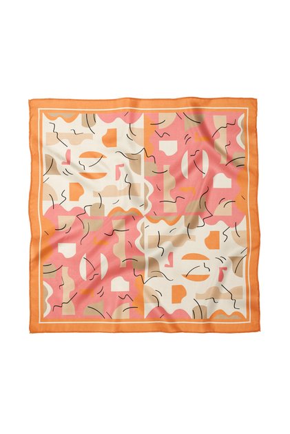 Artistic Patterned Scarf / Bandana 70X70Cm
