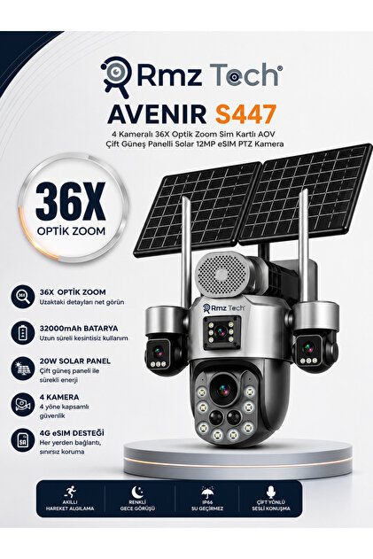 Avenir AV-S236X 36x Optik Zoom Wifi Speed Dome Sesli Profesyonel